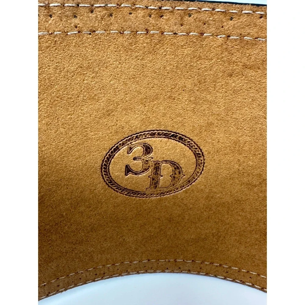 3D Women's Belt Hand Loomed Leather 4